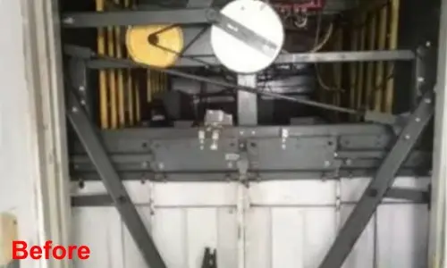 door machine before