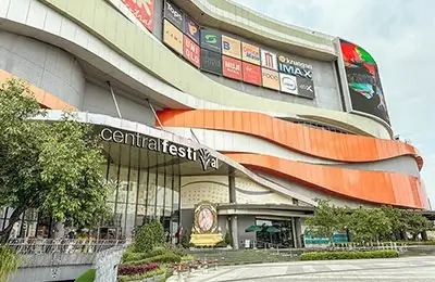 Shopping Center Indoor Escalators