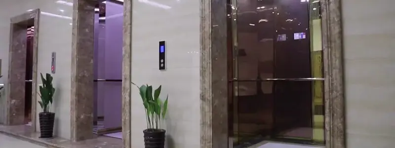 elevator in a quiet residential building