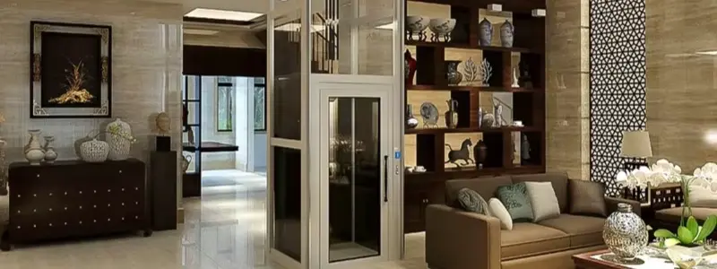 modern villa elevator