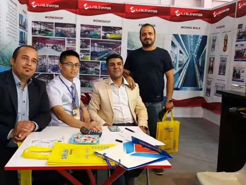 Iran Liftex 2017, feria de ascensores de Teherán, LJ Elevator