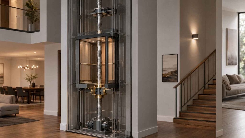 screw type home elevators