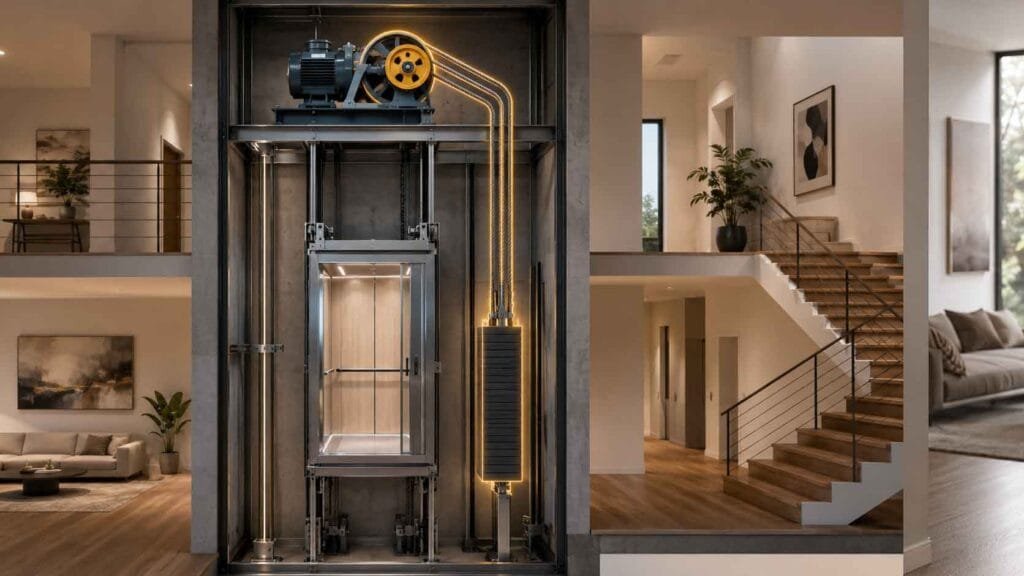 traction home elevators