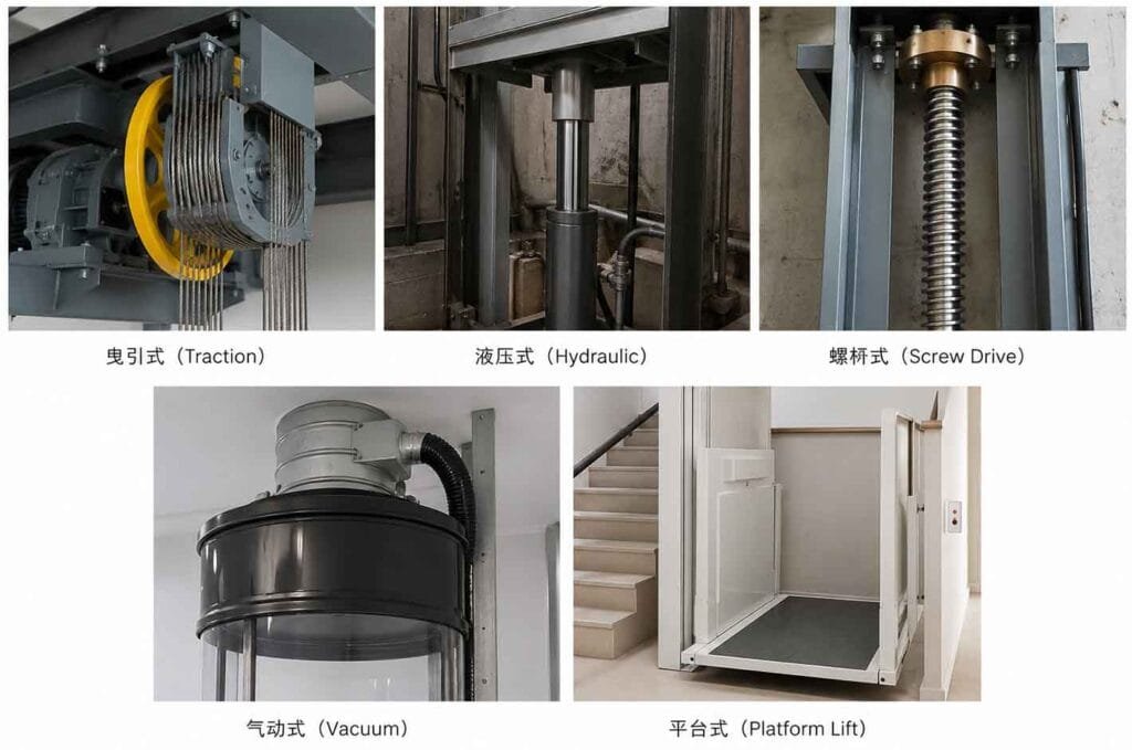 home elevator types