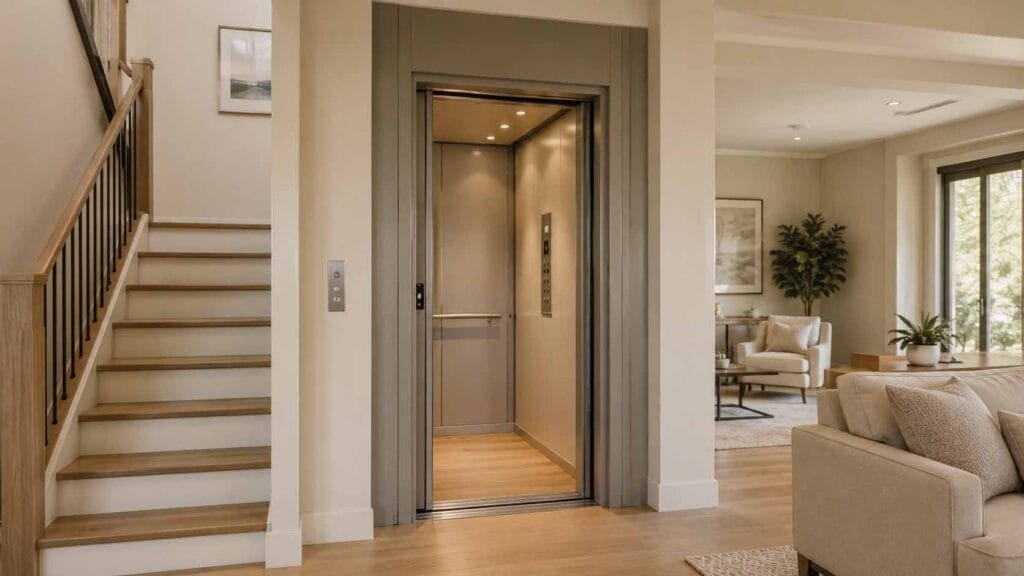 home elevators configurations types straight run curved through floor