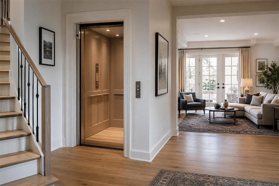 smallest home elevator dimensions
