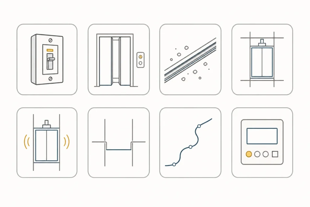 03 home elevator issues common problems