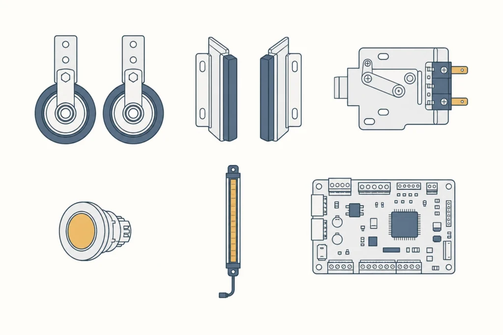 08 home elevator spare parts