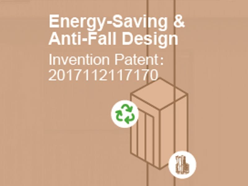 energy saving &anti fall design