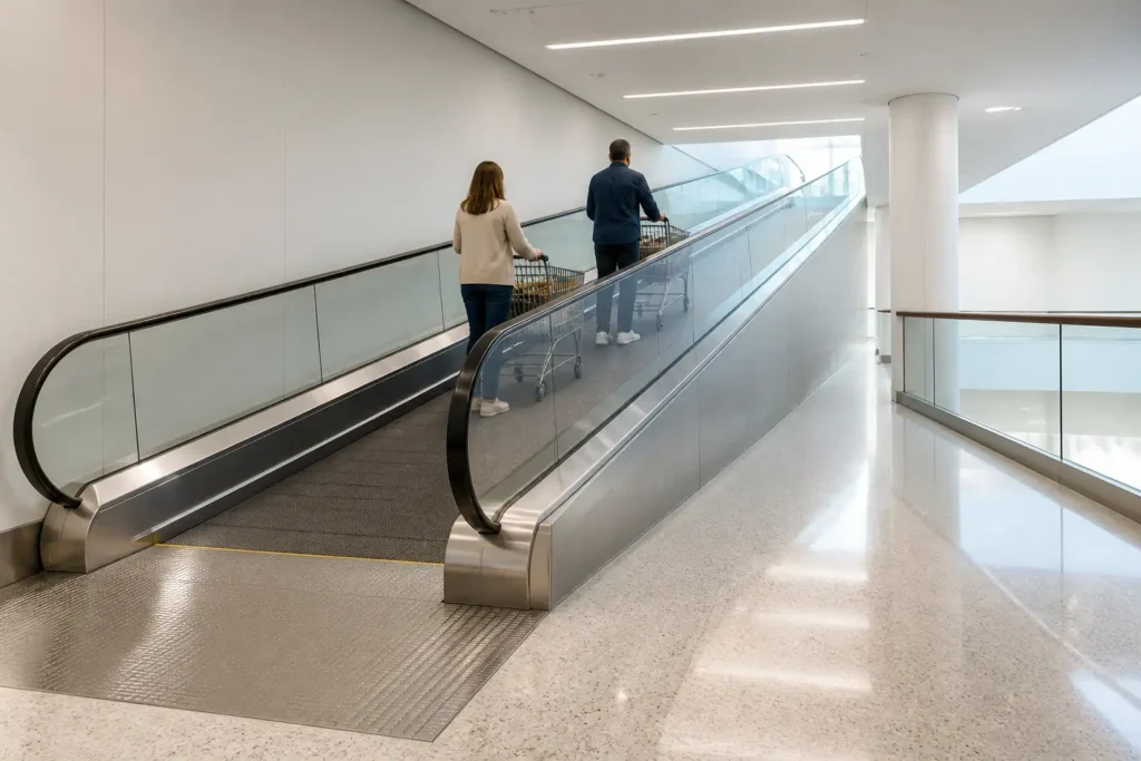 03 mall inclined travelator