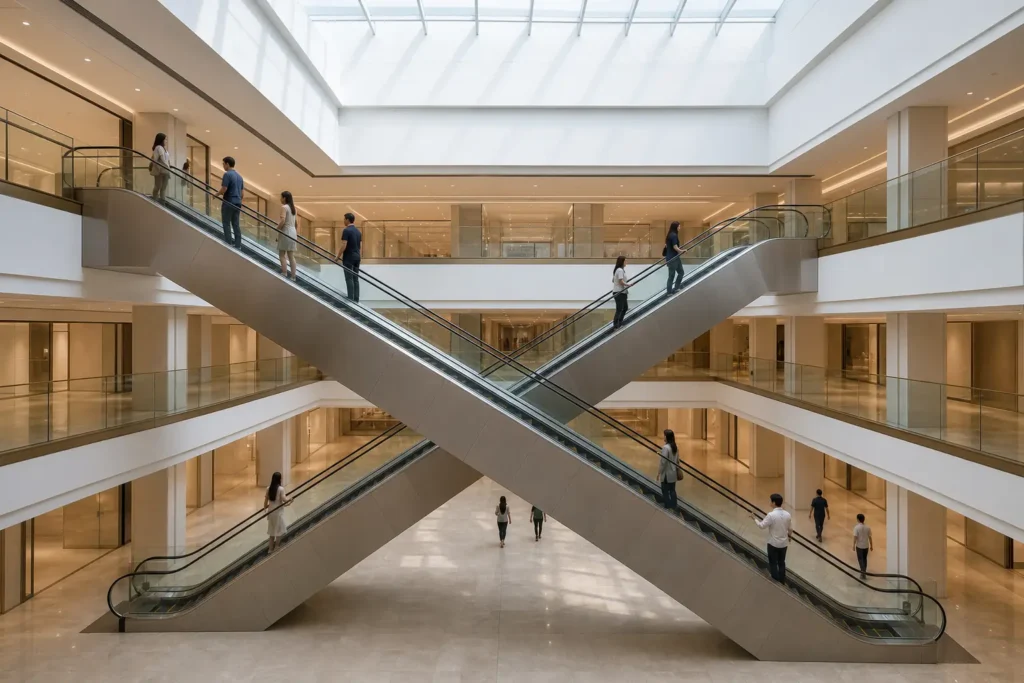 04 mall escalator atrium